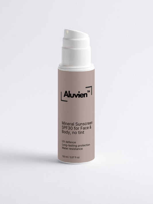 Mineral Sunscreen SPF30 for Face & Body, no tint